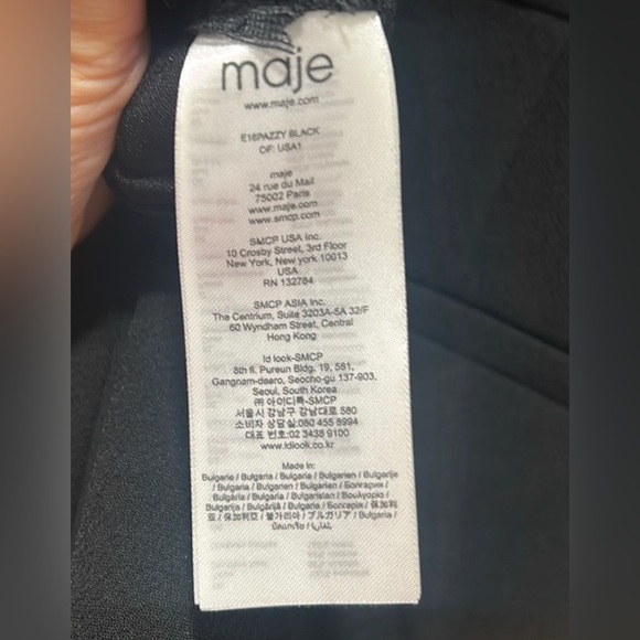 Maje Sleeveless Elegant Black Jumpsuit. - Picture 10 of 14